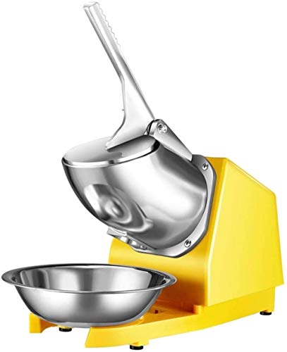 Ice crusher Elektrische, bewegliches Gewerbe Doppelmesser Eismaschine 300W Schnee-Kegel-Maschine Milk Tea Shop Smoothie…