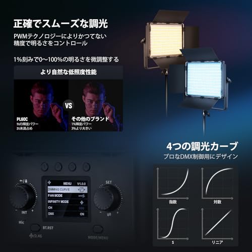 NEEWER PL60C RGB LEDビデオライト の商品画像 3