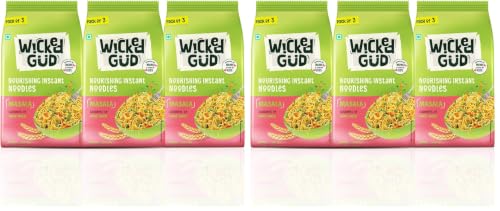 Image of WickedGud Masala Noodles (207gm x 3) (Pack of 2)