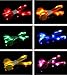 Acmee 6 Pairs LED Shoelaces - High Visibility Soft Nylon Light Up Shoelace with 3 Modes in 6 Colors for Night Safety Running Biking, Or Cool Disco Party, Cosplay, Hip-hop Dance