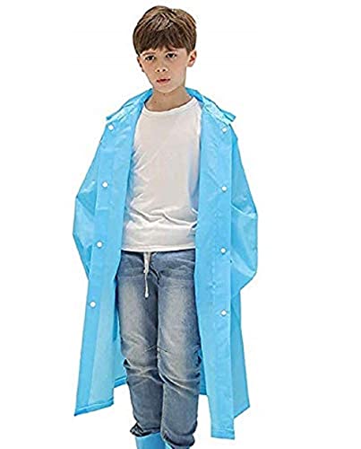 Image of Boy's|Girl's PVC Raincoat With Hood For kids (Pack of 2)