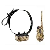 DT SYSTEMS H2O1820 Plus E-Collar, Waterproof Rechargeable Expandable Remote Dog Trainer, 16 Stimulation Levels, Vibration Assist, Mossy Oak Blades