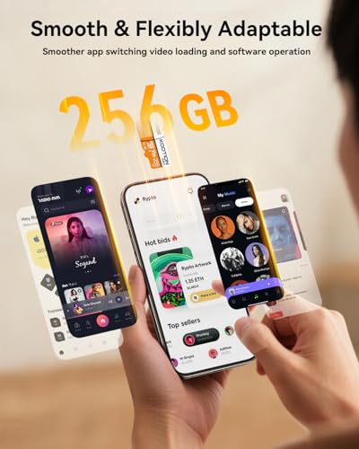 KOOTION 256GB Micro SD Card 3Pack,TF Card Micro SDXC Memory Card V30 A1 App Performance High Speed microSD Card, U3, V30, A1 - Image 5