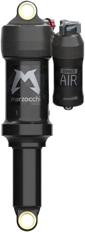 Marzocchi Bomber Air Rear Shock - Metric, 210 x 55 mm, EVOL LV, Sweep-Adj, 0.4 Spacer, Black | bike-rear-suspension-shocks