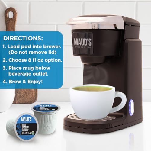 Image of Maud's Organic Jasmine Green Tea Pods, 24ct