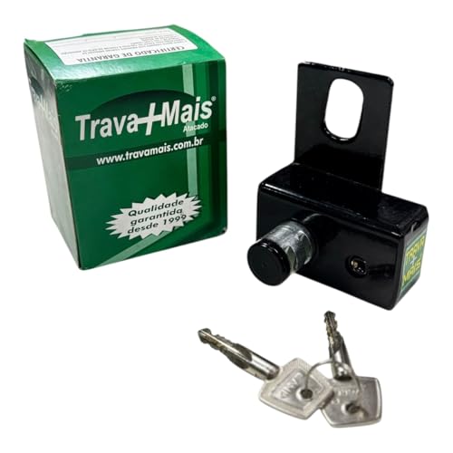Trava Antifurto Universal para Motos - Blindada e Reforçada | Trava+Mais(TITAN 125/150 / 160)