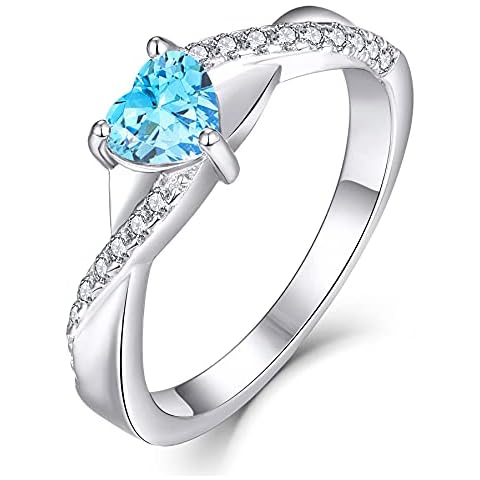 Bague de fiançailles YL aigue-marine Cover