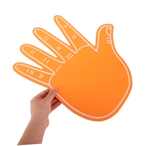 Milisten Giant Foam Cheerleading Hand Gloves for Sports Events EVA Five-Fingered Noisemakers for Parties Festivals and Celebrations4