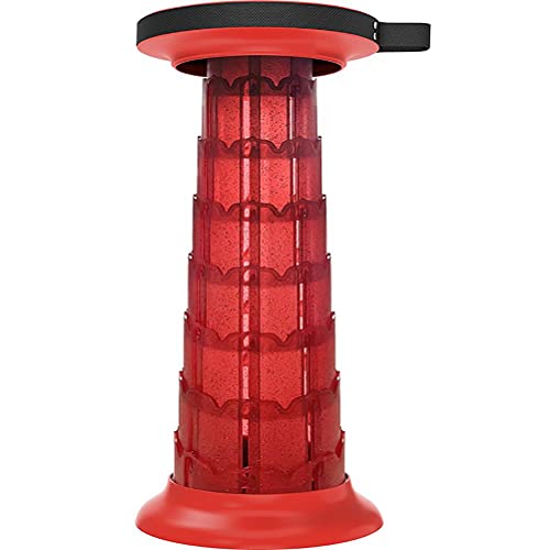 PEPENE Banco dobrável portátil retrátil assento leve para caminhadas dobrável ajustável assento comp