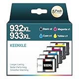 hp 932xl-933xl 4 pack set Packungsinhalt:5er Pack 932xl 933xl Druckerpatronen(932XL Schwarz x 2, 933XL Cyan x 1, 933XL Magenta x 1, 933XL Gelb x 1)