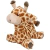 GOOC Kawaii Stuffed Giraffe Animal Fluffy Plush Toy Sitting Baby Giraffe Plushies Doll Anime Gift for Kids or Lover 10 Inch