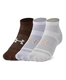 [アンダーアーマー] UA ESSENTIAL MESH QUARTER SOCKS（3P） 6010883(110) サミットホワイト インセンスブラウン シティカーキ S