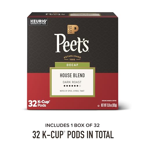 Peet's Decaf House Blend Dark Roast