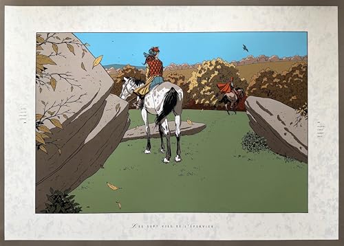 Affiche de collection Juillard Les 7 Vies de l'Épervier 50x80 cm sur papier de qualité