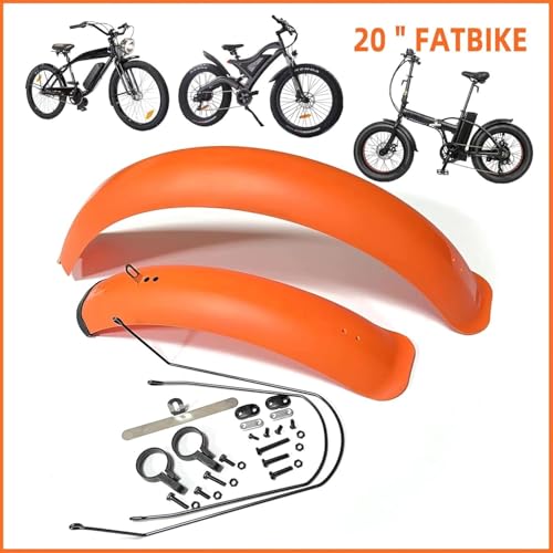 Guardabarros mtb para evitar salpicaduras de barro en e-bike de llanta ancha 4