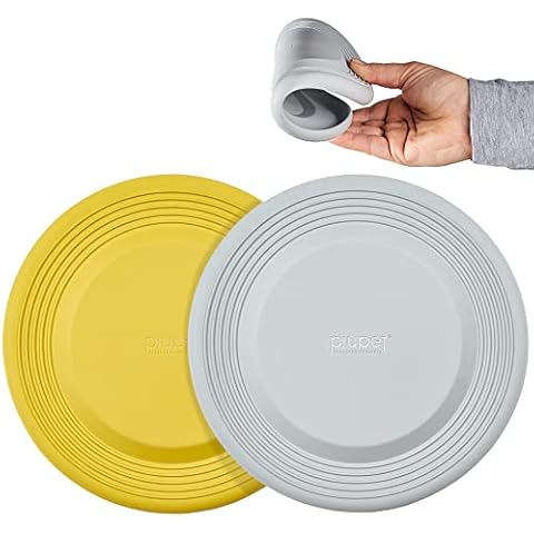 PiuPet® Frisbee Hund I 22cm Durchmesser I Farben gut erkennnbar für Hunde I 2er-Set Frisbees I Hundefrisbee-Set I Dog Frisbee I Hundespielzeug Cover