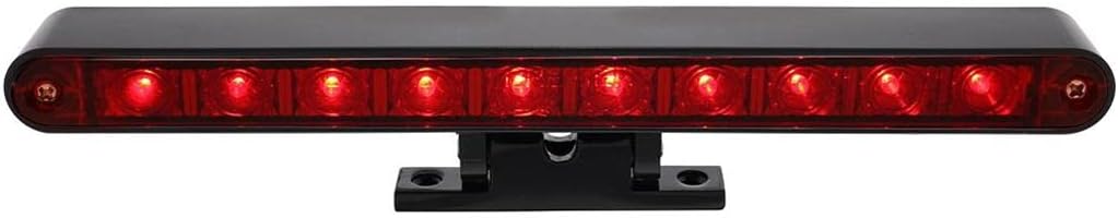 United Pacific 33011 Third Brake Light, Black, Red LED/Lens, 10 LEDs, Black Swivel Pedestal Base