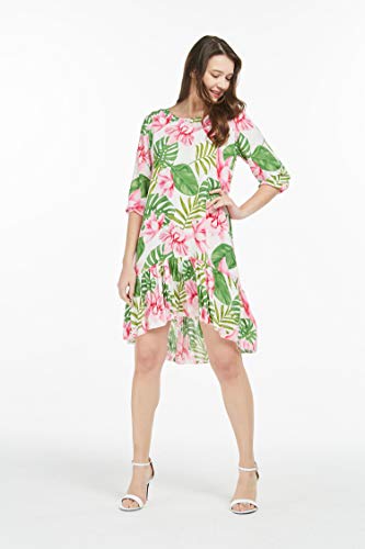 Image of Hawaii Hangover Family Matching Hawaiian Clothes, Lotus & Orchid | Family matching Hawaiian outfits, Lotus & Orchid, lightweight rayon, machine washable, tropical floral print, luaus, cruises