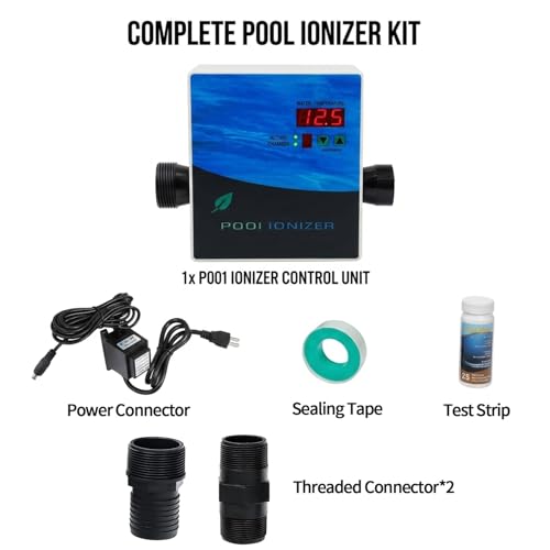 444301 Pool Ionizer System, Above Ground Pool Copper Ionizer, for Above Ground, Maximum Capacity:40,000 Gallons by SGFGJUS - Image 5