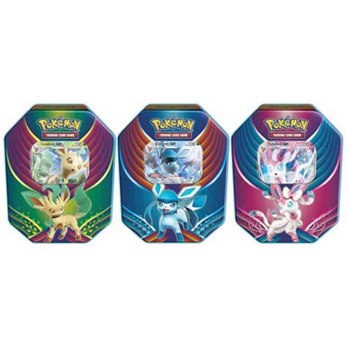 Cartes Pokémon Évolution Glaceon Sylveon lot de 3 sous boîte