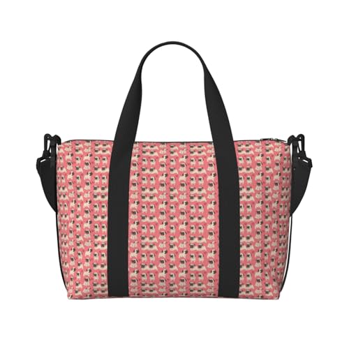 Sac de voyage polyvalent mixte avec motif chiot pour ranger vos affaires