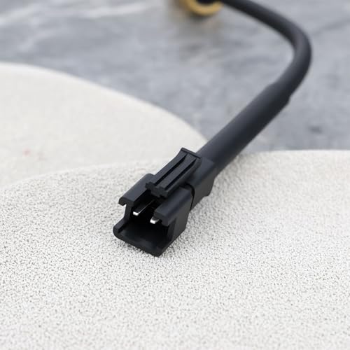 VGOL Motorrad 2PIn Wassertemperaturmesser Sensorleitungen Messkabel M10x1mm Kompatibel mit KOSO Wassertemperaturmesser