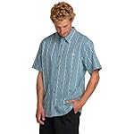 Billabong Men's Sundays Jacquard Short Sleeve Woven Button Down Shirt - Image 3