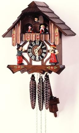 Cuckoo Clock Half-timbered, Costume Couple