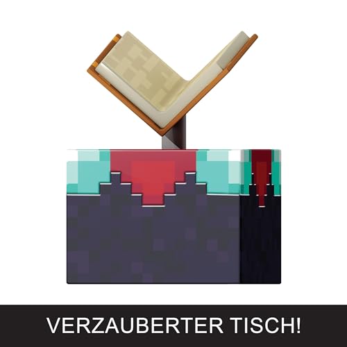 Mattel Minecraft Diamond Level Steve-Actionfigur mit 3 Zubehörteilen, Sammelfigur, maßstabsgetreu zu einer ca. 14 cm großen Figur und… – Ansicht 5