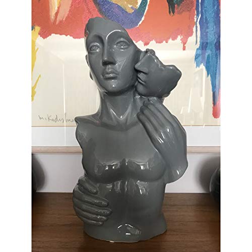 Busto de cerámica de los amantes del torso