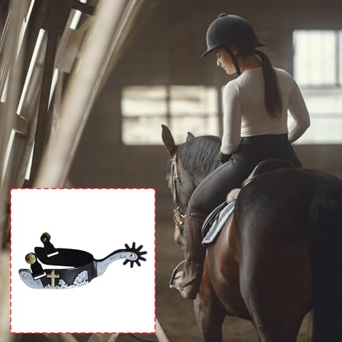 Éperons de bottes pivotantes pour éviter les blessures du cheval en compétition - 2