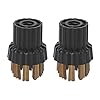 NCONCO 2 Stks Messing Borstel Hoofd Vervanging Onderdelen Accessoires Fit voor Steam Mop X5
