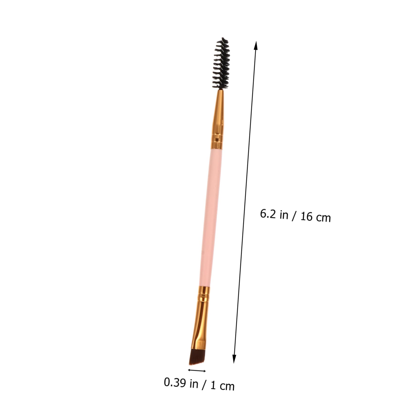 POPETPOP 18pezzi Pennelli Per Sopracciglia e Mascara Pennelli Angolati Per Make-up Occhi Strumenti Di Bellezza Comodi e Resilienti Per Sopracciglia Naturali e Definite