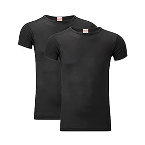 Heatwave® Pack of 2 Men’s Thermal T Shirt, Warm Underwear Baselayer, S M L XL XXL Thermals