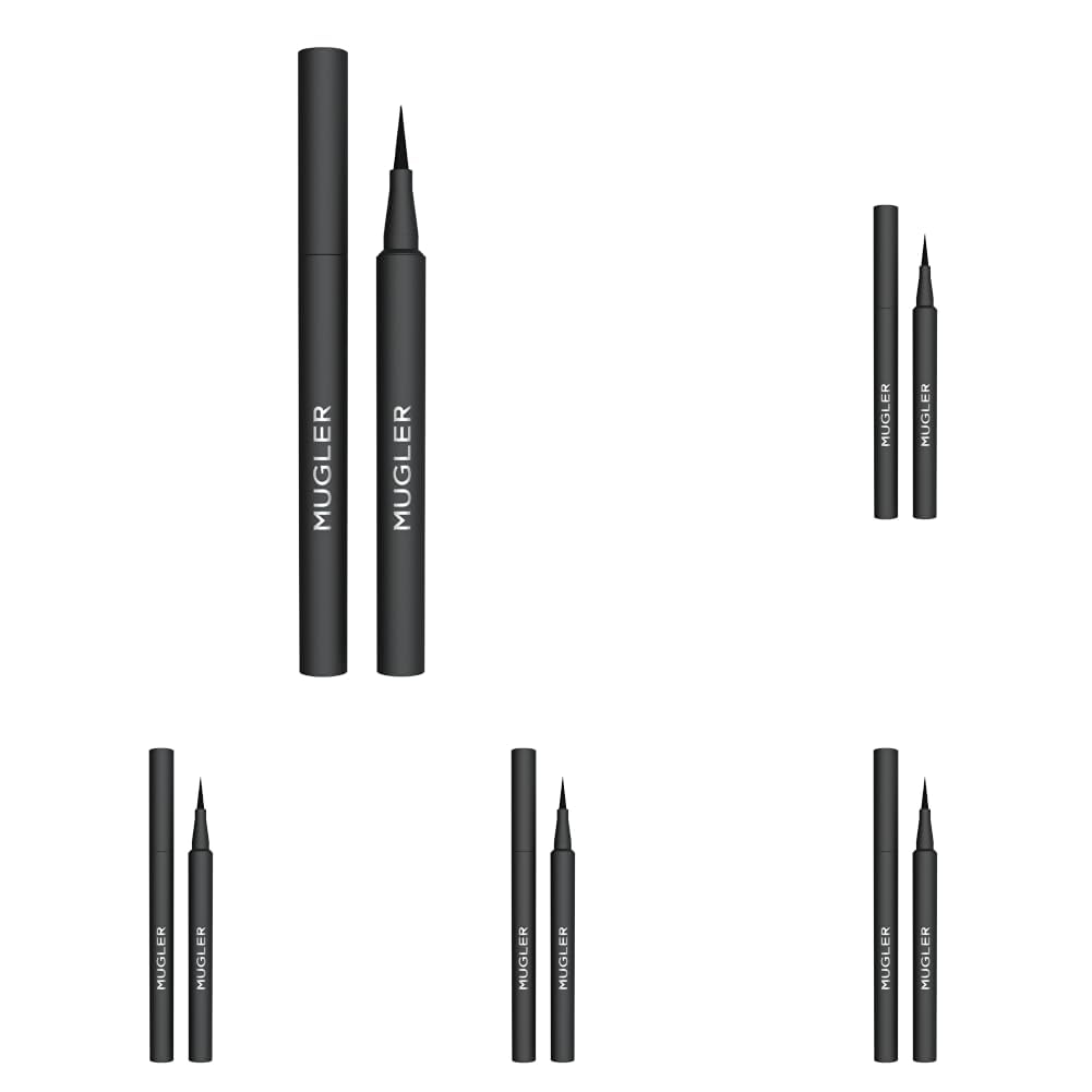L'Oréal Paris x Mugler Limited Edition Felt Liner, Für definierte Augen mit hoher Farbintensität, Wasserfest, 1 g (Packung mit 5)