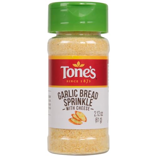 Tone's Garlic Bread Sprinkle With Cheese, 2.12 Ounce