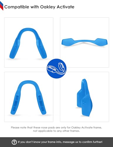 Image of BLAZERBUCK Replacement Nose Piece Nose Pads for Oakley Activate OX8173 Eyeglasses