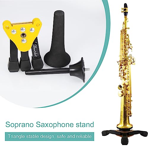 Danchet Portable Foldable Tripod Stand for Clarinet, Flute and Oboe, Woodwind Instrument Stand Portable Foldable Stand…