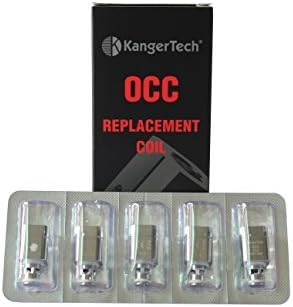 5 Pack Kanger Subtank OCC coil atomizer head for Subtank Subtank mini Subtank nano (0.5 ohm)