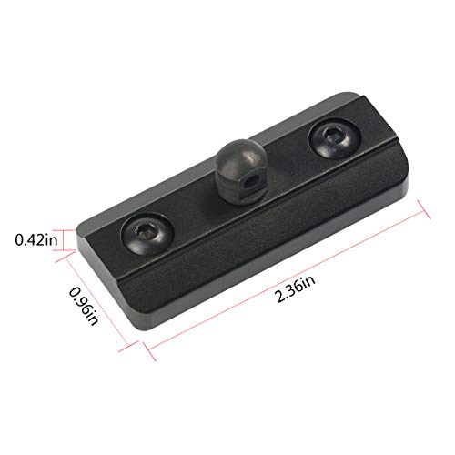 Xaegistac Mlok Bipod Adapter Mount Fits On Mlok System - Mlok Sling Stud - Includes 4 T-Nuts & 4 Screws And 1 Wrench (Mlok Bipod Adapter) #TOP1