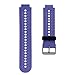 ZSZCXD Soft Silicone Replacement Watch Band for Garmin Forerunner 230/235 / 220/620 / 630/735 Smart Watch (03 Lavender & White)