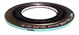 Sur-Seal, Inc. Teadit 9000IR18321GR600 Turquoise Band with Gray Stripe Spiral Wound Gasket with 321SS Inner Ring, 18