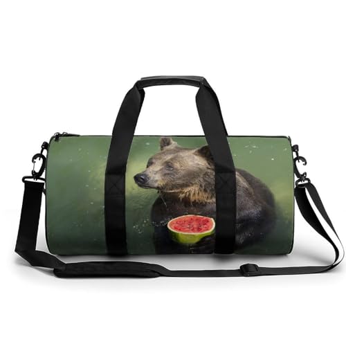 Sac de voyage ours pastèque pour vos sessions de camping et randonnées estivales