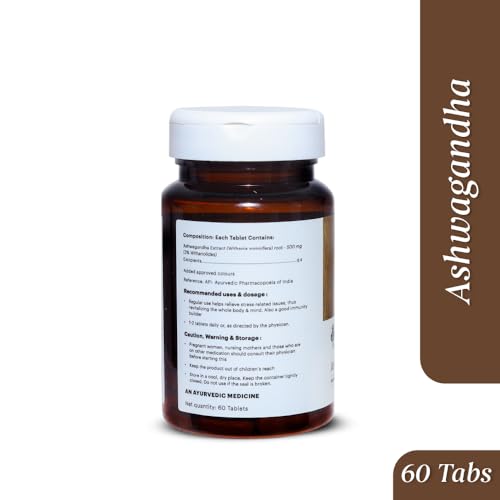 Image of Ashwagandha Capsules | 100% Natural Stress Relief & Sleep Support | Improves Strength, Immunity & Recovery | For Men & Women | 60 Capsules