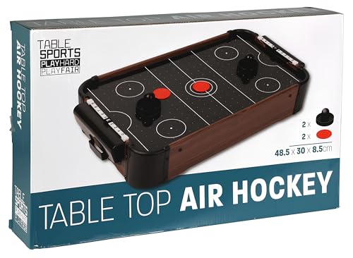 KOOPMAN- Mini-Spiel Air Hockey 48,5 x 30 x 8,5 cm - 3 x AA-Batterien Nicht im Lieferumfang enthalten, 497200200