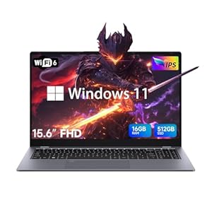 2025 Gaming-Laptop-Computer, 12th Inter 12-Core i5-1240P (Beat i5-12450H, Up to 4.4GHz) 16GB DDR4 512GB SSD, 15.6″ FHD IPS Windows 11 Laptop, Fingerprint, Backlit KB, WiFi 6, BT5.2, 65W Type-C