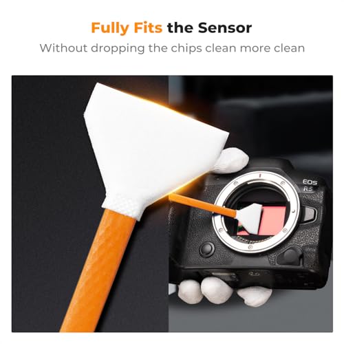 image for K&F CONCEPT Camera Cleaning Kit16mm APS-C Frame Sensor Cleaning Swab*6