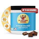 My Spectrum Heroes GI Shield Supplement – Supports Gut Barrier Health & Integrity, Brain-Gut Connection with High-Dose L-Glutamine, DGL Licorice Root, Aloe Vera Extract & Zinc, Chocolate, 30 Servings