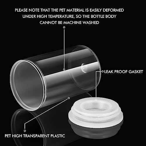 Image of JOVITEC 200 Pcs Plastic Film Canister Holder 35 mm Empty Camera Reel Containers Storage Containers Case with Lids for Small Accessories Fish Hook Film Beads(Clear)