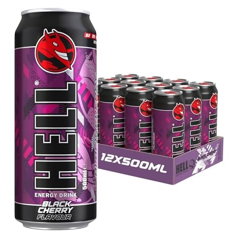 HELL Energy Drink Black Cherry 12 Pack Cover